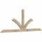 Ekena Millwork Richland Rough Sawn Timber Gable Bracket, Douglas Fir, 96"W x 36"H x 2"D x 4"F, 9/12 Pitch GBW096X36X0204RIC00RDF - alternate 5